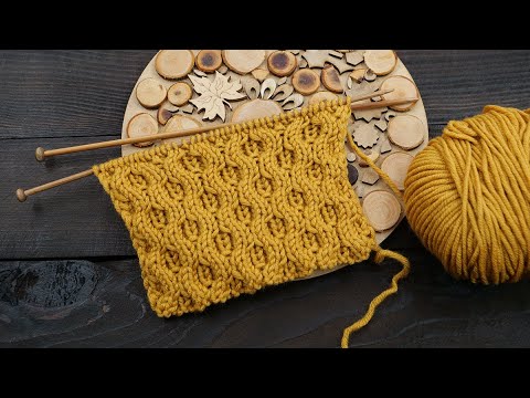 Видео: Двухсторонний узор выполнен сотами  🐝