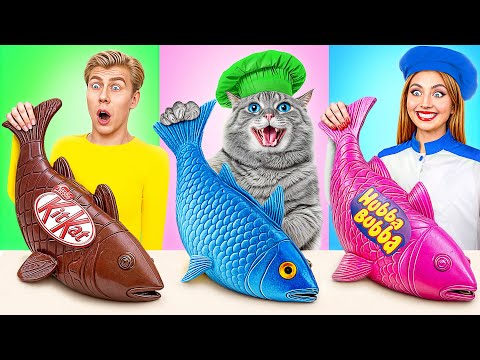 Видео: Кулинарный Челлендж: Я против Бабушки с Котиком | Потрясающие Кухонные Лайфхаки от Multi DO Smile