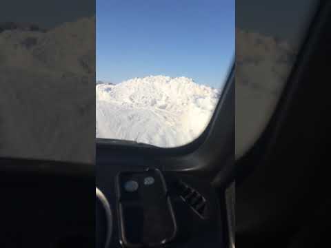 Видео: Озинки февраль 2019 , дорога на Сланцевый Рудник