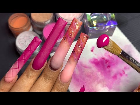 Видео: РОЗОВЫЙ И ВЫЖЖЕННЫЙ ОРАНЖЕВЫЙ 🍂💖🎃ОСЕННИЙ НОГТИ / КАК СДЕЛАТЬ СТЁГАНЫЙ НОГТИ / АКРИЛОВЫЕ 3D-Цветы