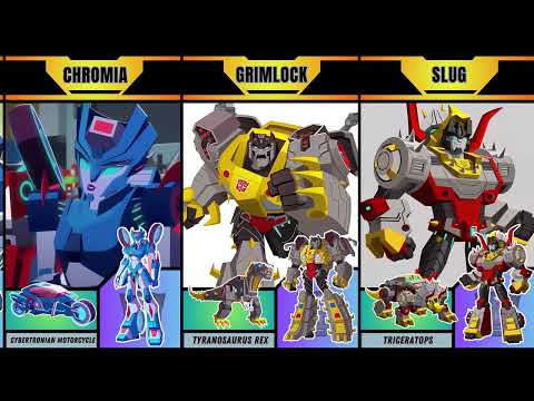 Видео: Все автоботы в кибервселенной Трансформеров и их режимы передвижения