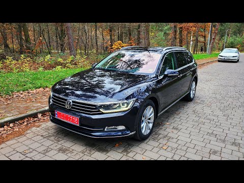 Видео: Свежепригнанный Volkswagen Passat B8 2.0 TDI DSG Highline 2017