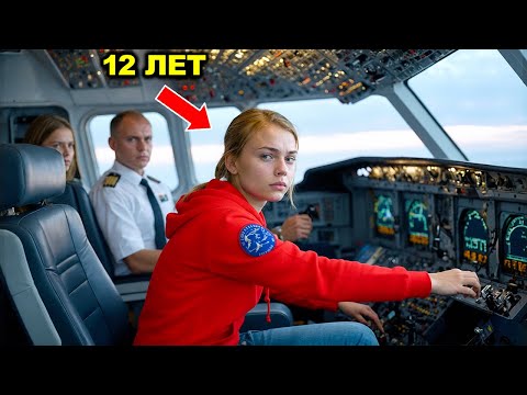 Видео: Пилоты потеряли сознание на высоте 9 000 м — и 12-летняя девочка взяла управление!