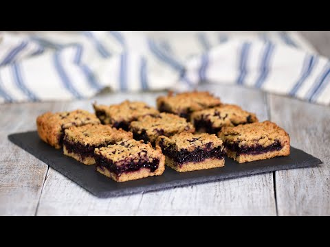 Видео: Песочный Пирог с Черникой