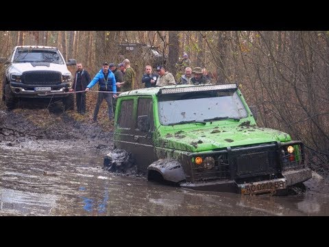 Видео: Offroad. Портальные мосты и трактора это хорошо но УАЗ и НИВА это сила.