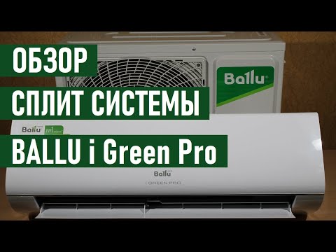 Видео: Кондиционер BALLU i Green Pro BSAG 07HN1. Сплит система BALLU