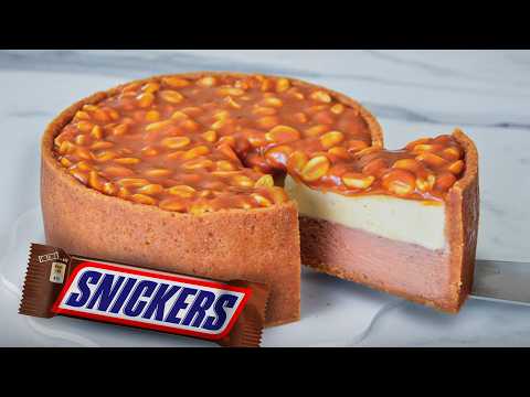 Видео: САМЫЙ НЕЖНЫЙ чизкейк СНИКЕРС, который тает во рту! Простой и очень вкусный рецепт!