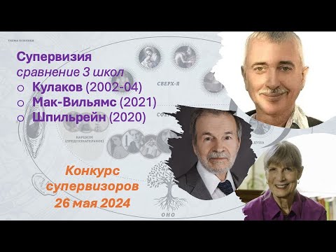 Видео: Супервизия. Сравнение 3 школ супервизии: Кулакова, Мак Вильямс, Шпильрейн на основе их руководств