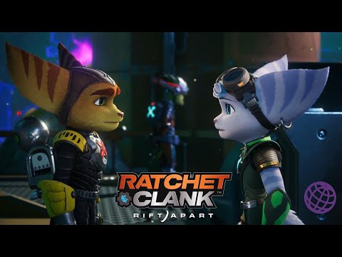 Видео: Ratchet and Clank Сквозь миры встреча Рэтчета и Ривет | Рэтчет и Ривет Rift Apart