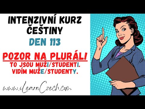 Видео: Курс чешского 113: Множественное число одушевленных существительных мужского рода - окончание -I