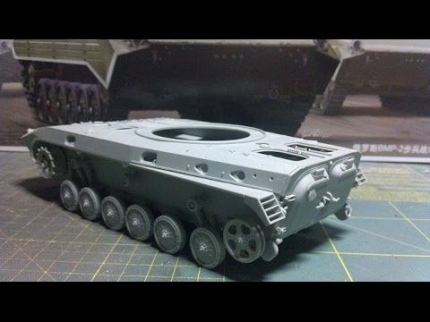 Видео: БМП-2 (Trumpeter) Часть 1
