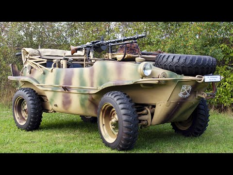 Видео: VW Typ 166 Schwimmwagen — «жук-плавунец» вермахта