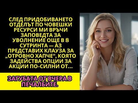 Видео: Уволниха ме в 8 сутринта — и до обяд акциите вече бяха рухнали.