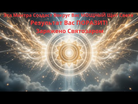 Видео: Эта Мантра Создаст Вокруг Вас МОЩНЫЙ Щит Света | Результат Вас ПОРАЗИТ! | Заряжено Святозаром