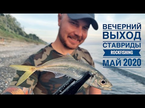 Видео: Вечерний выход ставриды. ROCKFISHING. Ловля ставриды в Чёрном море. Май 2020