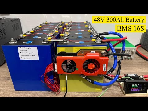 Видео: как построить домашнюю солнечную резервную батарею 48 В BMS 300A Home Energy Storage