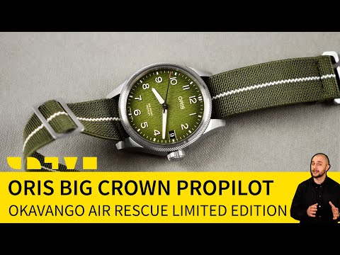 Видео: Зеленый и лимитированный Oris Big Crown ProPilot Okavango Air Rescue