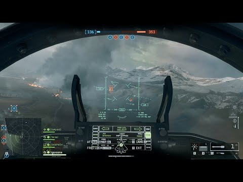 Видео: Самолетный(ракетный) истребитель  Battlefield 6