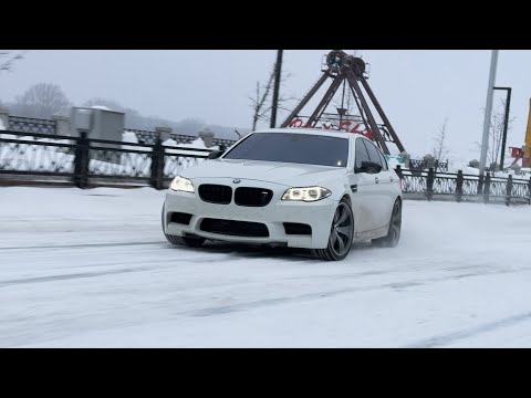 Видео: КУПИЛ М5 и сразу попал. Дрифт по Уфе с Ангелиной АУЕ.