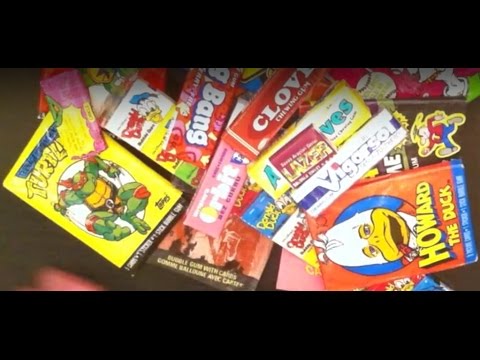 Видео: Вскрытие посылок: жевательная резинка Turbo, Donald Duck, Lazer, Orbit и другие