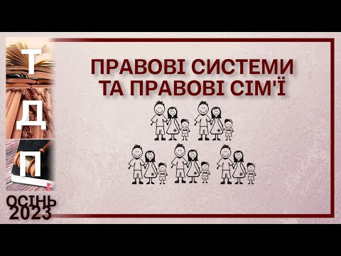 Видео: Правові системи та правові сім'ї