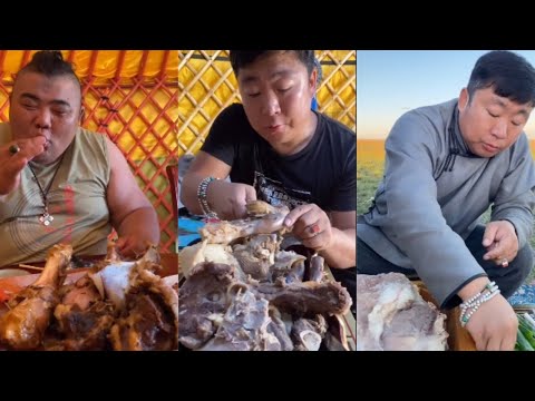 Видео: Жизнь Бату на лугах Монгольского! Коллекция! #еда #кулинария #вкусно