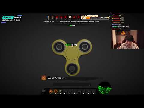 Видео: Юзя играет в Fidget Spinner RPG