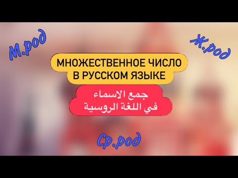 Видео: множественное число (часть 1) | قواعد | جمع الاسماء في حالة الاسمية (الجزء الأول)