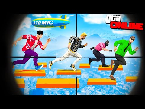 Видео: ДОЙТИ ДО КОНЦА НЕВОЗМОЖНО! СНАЙПЕР vs БЕГУНЫ! САМАЯ РИСКОВАННАЯ ПОЛОСА ПРЕПЯТСТВИЙ В GTA 5 ONLINE