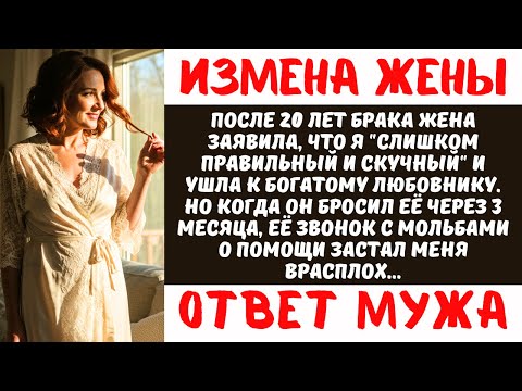 Видео: Жена изменила с начальником после 20 лет брака, но через полгода умоляла вернуться
