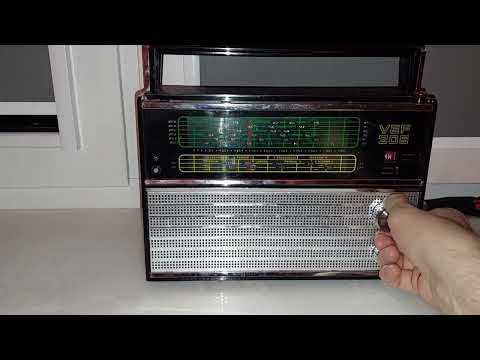 Видео: Приймання середніх хвиль на VEF206.