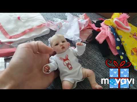 Видео: Мини Реборн Пелагея 😉 большая запаковка