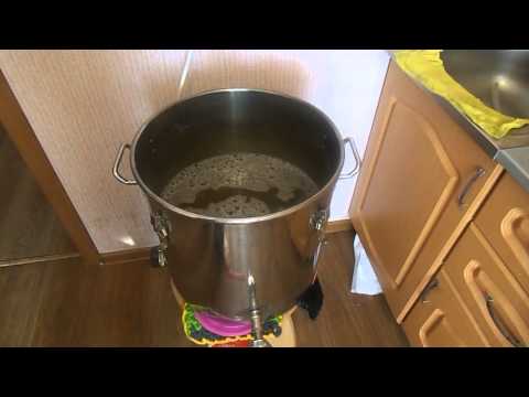 Видео: Варим Пшеничное пиво в кастрюле. Часть 1 - приготовление сусла