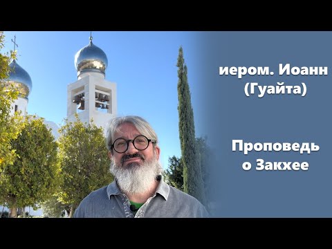 Видео: Проповедь о Закхее иером. Иоанн (Гуайта)