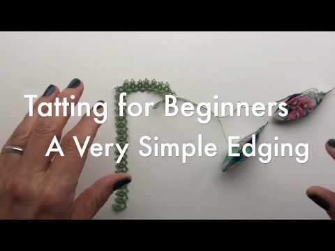 Видео: Фриволите для начинающих — очень простая окантовка