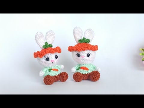 Видео: 🥕Милота зашкаливает 🥕Как вязать Морковного зайчика крючком подробный мастер класс🥕