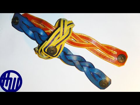 Видео: Как сделать браслет-косичку. Мастер класс.