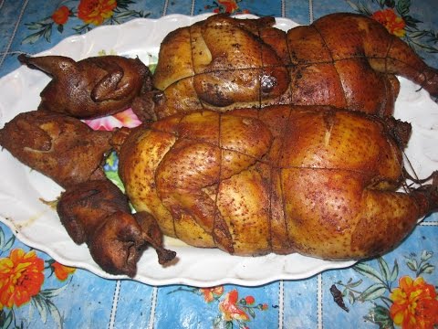 Видео: Готовим вместе - Копчёная курица