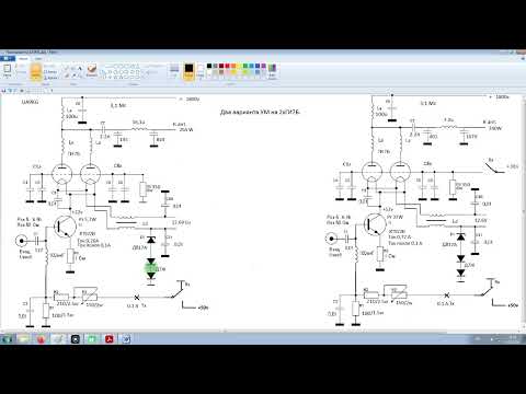 Видео: Мощный каскодный УМ, 2 х ГИ 7Б, 1800 V, 280 или 777W.