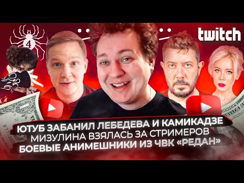 Видео: Боевые анимешники из ЧВК "Редан" / Ютуб забанил Лебедева и Камикадзе / Мизулина взялась за стримеров
