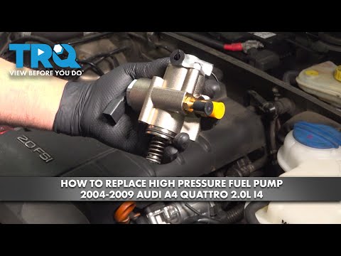 Видео: Как заменить топливный насос высокого давления 2004-2009 Audi A4 Quattro 2.0L I4