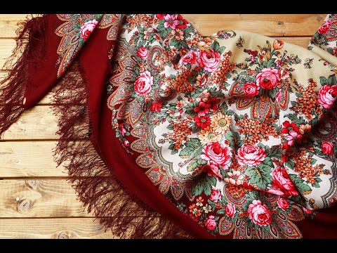 Видео: Русские платки — отражение души народа