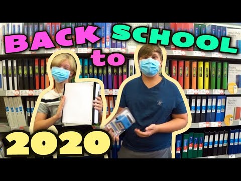 Видео: Покупки к школе на $200 ! Покупаем американскую канцелярию для школы / Back to School 2020 в Америке