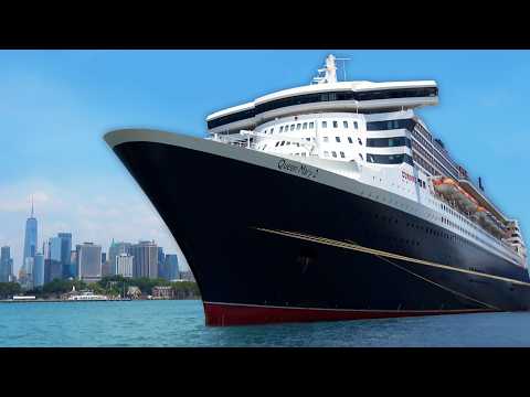 Видео: Трансатлантический роскошный круиз: Queen Mary 2 | Нью-Йорк Куда Лондон