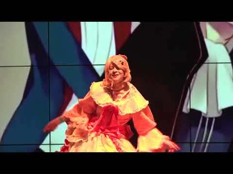 Видео: Cosplay defile-Эвил Мандарин-Вокалоиды, Хроники Эвиллиоса- Принцесса Рилиан Люцифен Дотриш