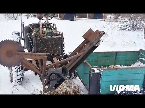 Видео: ШНЕКОВЫЙ ИЗМЕЛЬЧИТЕЛЬ ВЕТОК!!!