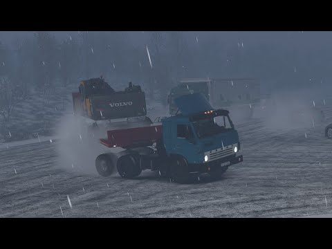 Видео: 1137 / ETS 2 V1.46 / КАМАЗ 5410 / негабаритный перевес.