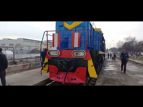 Видео: Красавчик ТЭМ2 Узбекских жд
