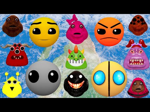 Видео: УНИЧТОЖЬТЕ ВСЕ 3D ROBLOX POU BOU'S REVENGE И GEOMETRY DASH FAMILY SPARTAN KICK в SPACE STATION GMOD