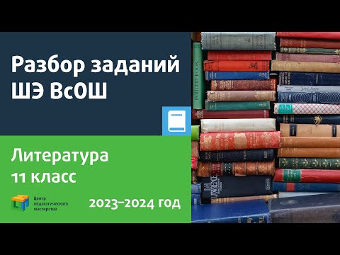 Видео: Разбор заданий ШЭ ВсОШ по литературе 11 класс